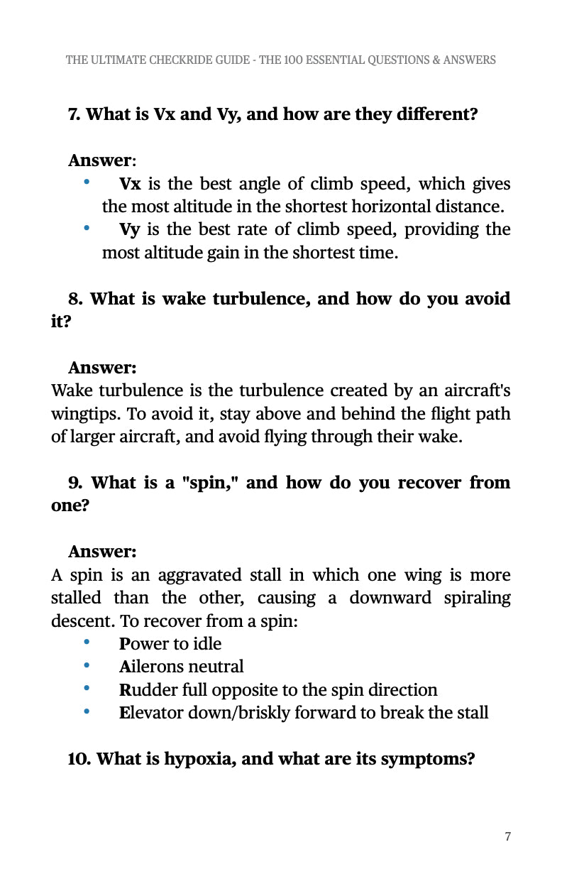 The Ultimate Checkride Guide - The 100 Essential Questions & Answers