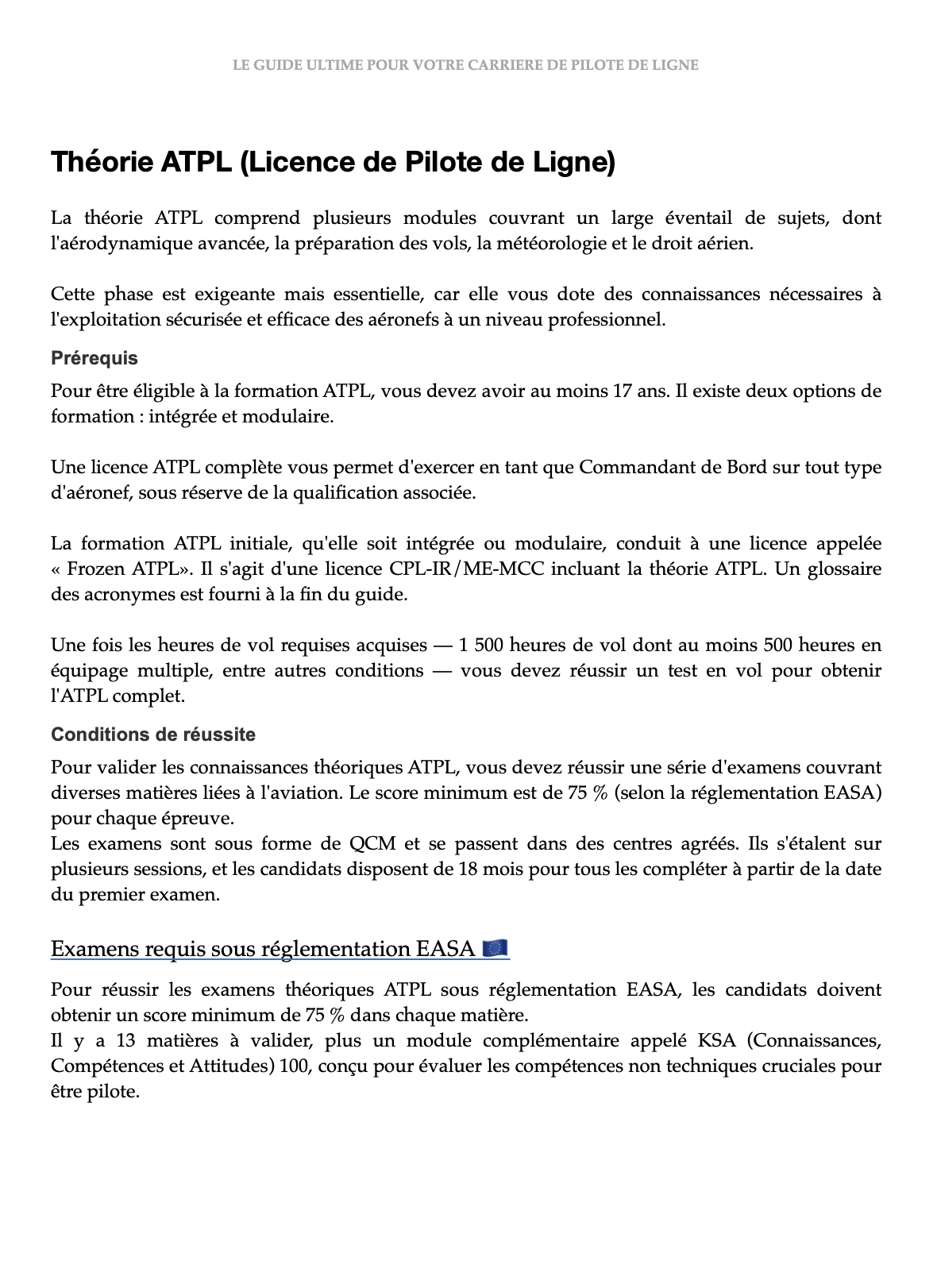 🇫🇷 Le Guide Ultime du Pilote de Ligne - Airline Career